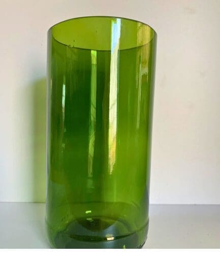 Tall Plain Green Drinking Tumbler (12 in a set)